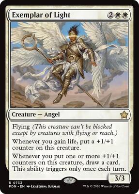 Exemplar of Light (0733) card from Foundations