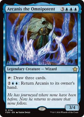 Arcanis the Omnipotent (0741) card from Foundations