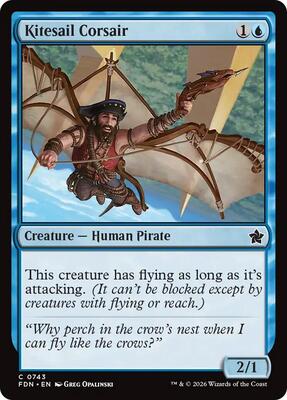 Kitesail Corsair (0743) card from Foundations