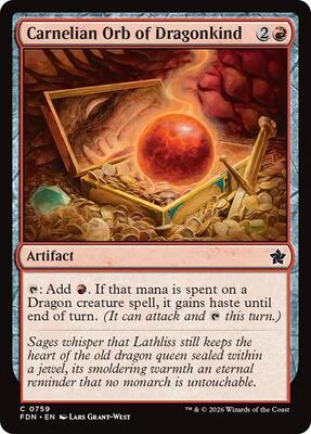 Carnelian Orb of Dragonkind (0759) card from Foundations