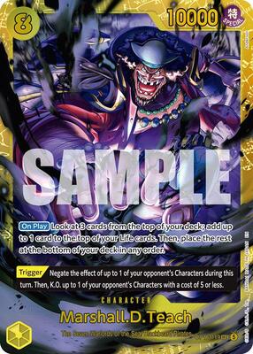 Marshall.D.Teach (119) card from The Time of Battle