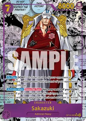 Sakazuki (Manga) card from The Time of Battle