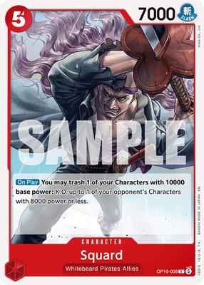Squard card from The Time of Battle