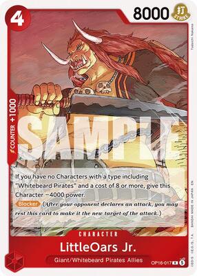 LittleOars Jr. card from The Time of Battle