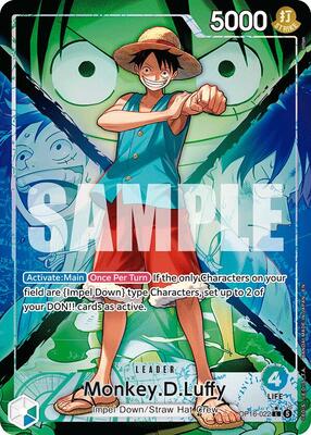 Monkey.D.Luffy (022) (Alternate Art) card from The Time of Battle