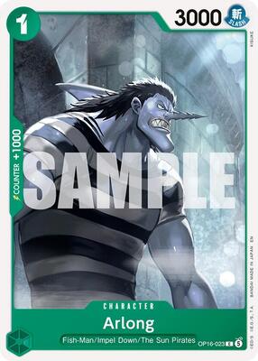 Arlong card from The Time of Battle