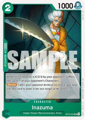 Inazuma card from The Time of Battle