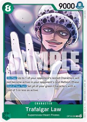 Trafalgar Law (030) card from The Time of Battle