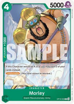 Morley card from The Time of Battle