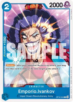 Emporio.Ivankov (044) card from The Time of Battle