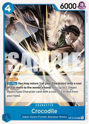 Crocodile card from The Time of Battle