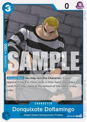 Donquixote Doflamingo (047) card from The Time of Battle