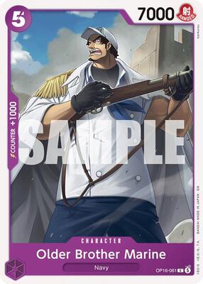 Older Brother Marine card from The Time of Battle