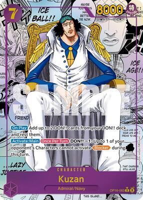 Kuzan (Manga) card from The Time of Battle