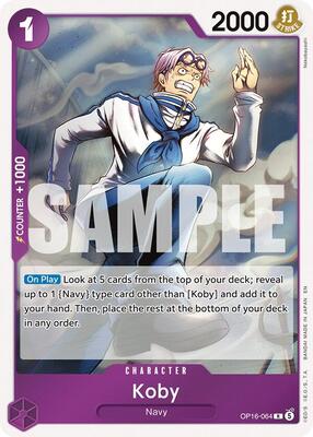 Koby card from The Time of Battle