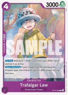 Trafalgar Law (068) card from The Time of Battle