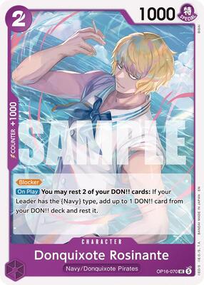 Donquixote Rosinante card from The Time of Battle