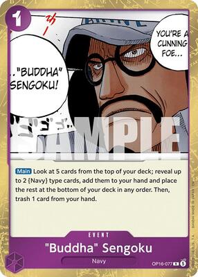 "Buddha" Sengoku card from The Time of Battle