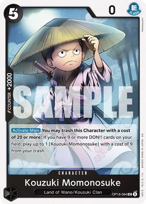 Kouzuki Momonosuke (084) card from The Time of Battle
