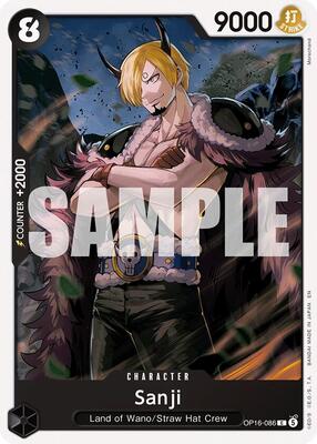Sanji card from The Time of Battle