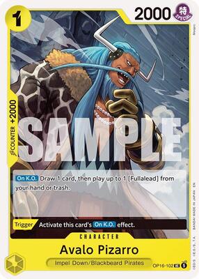 Avalo Pizarro card from The Time of Battle