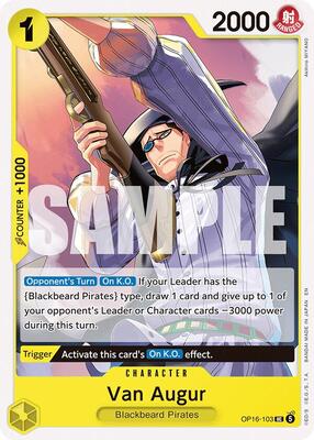 Van Augur card from The Time of Battle