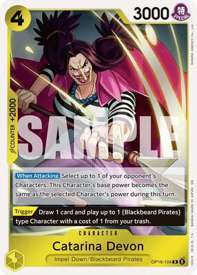 Catarina Devon card from The Time of Battle