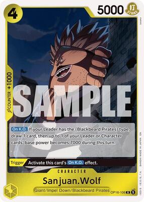 Sanjuan.Wolf card from The Time of Battle
