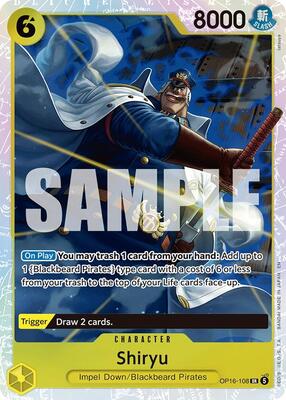 Shiryu card from The Time of Battle