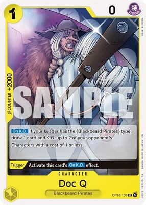 Doc Q card from The Time of Battle