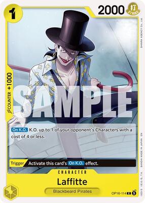 Laffitte card from The Time of Battle