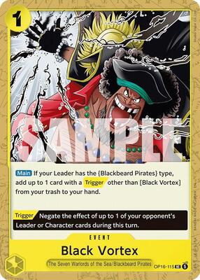 Black Vortex card from The Time of Battle