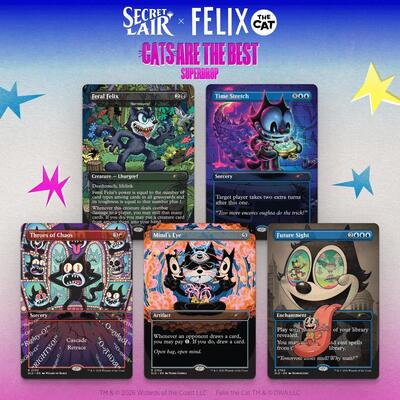 Secret Lair Drop: Secret Lair x Felix the Cat: Magic Bag of Tricks - Non-Foil Edition card from Secret Lair Drop Series