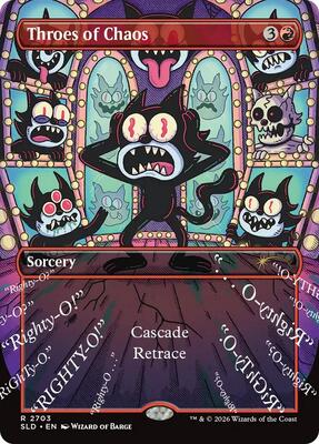 Throes of Chaos card from Secret Lair Drop Series