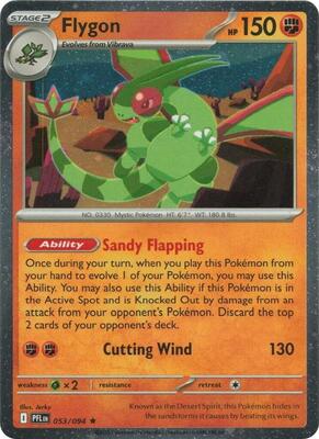 Flygon - 053/094 (Cosmos Holo) card from Blister Exclusives