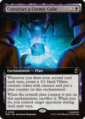 Construct a Cosmic Cube (Extended Art) card from Marvel Super Heroes