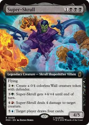 Super-Skrull (Extended Art) card from Marvel Super Heroes