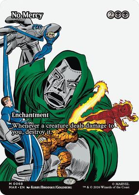 No Mercy (Borderless) card from Marvel Universe Eternal-Legal