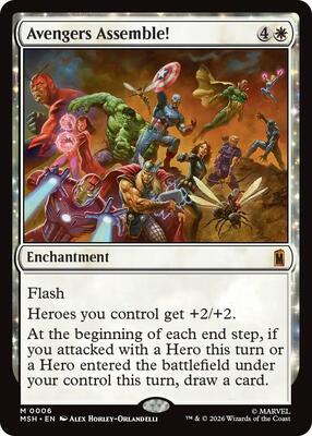 Avengers Assemble! card from Marvel Super Heroes