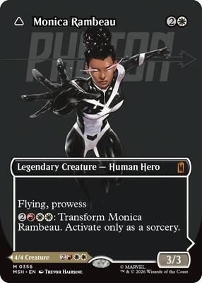 Monica Rambeau (Borderless) (0356) card from Marvel Super Heroes