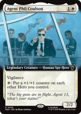 Agent Phil Coulson (Extended Art) card from Marvel Super Heroes