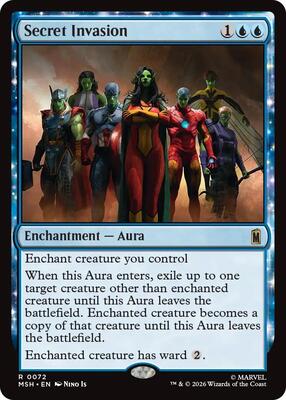 Secret Invasion card from Marvel Super Heroes