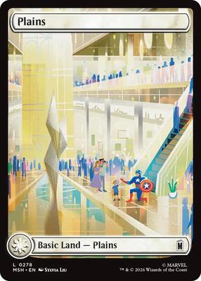 Plains (0278) card from Marvel Super Heroes