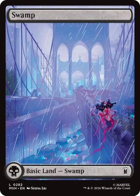 Swamp (0282) card from Marvel Super Heroes