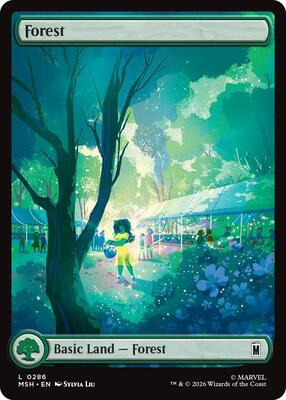 Forest (0286) card from Marvel Super Heroes