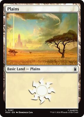 Plains (0287) card from Marvel Super Heroes