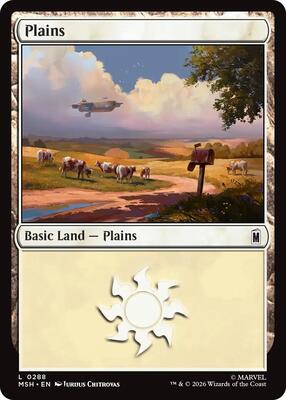 Plains (0288) card from Marvel Super Heroes