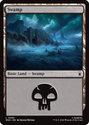 Swamp (0292) card from Marvel Super Heroes