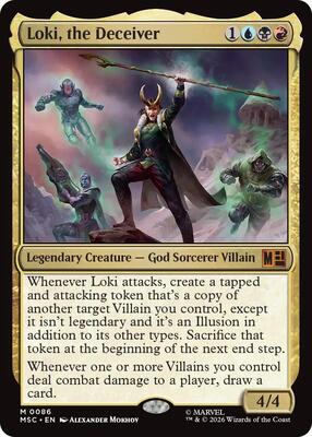 Loki, the Deceiver card from Commander: Marvel Super Heroes