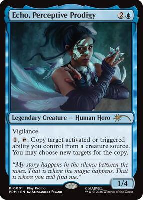 Echo, Perceptive Prodigy card from Standard Showdown Promos